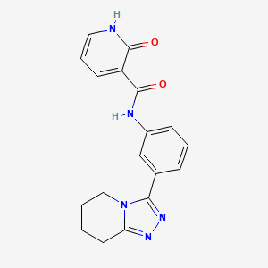 2-hydroxy-N-[3-(5,6,7,8-tetrahydro[1,2,4]triazolo[4,3-a]pyridin-3-yl)phenyl]nicotinamide