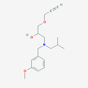 1-[Isobutyl(3-methoxybenzyl)amino]-3-(2-propynyloxy)-2-propanol