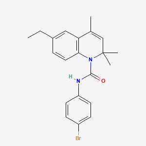 N-(4-bromophenyl)-6-ethyl-2,2,4-trimethylquinoline-1(2H)-carboxamide