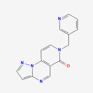 7-(pyridin-3-ylmethyl)pyrazolo[1,5-a]pyrido[3,4-e]pyrimidin-6(7H)-one