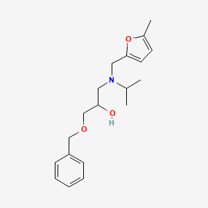 [3-(Benzyloxy)-2-hydroxypropyl][(5-methylfuran-2-yl)methyl](propan-2-yl)amine