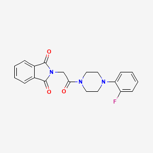 2-{2-[4-(2-fluorophenyl)piperazin-1-yl]-2-oxoethyl}-1H-isoindole-1,3(2H)-dione