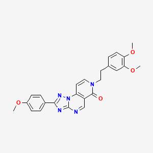 7-[2-(3,4-dimethoxyphenyl)ethyl]-2-(4-methoxyphenyl)pyrido[3,4-e][1,2,4]triazolo[1,5-a]pyrimidin-6(7H)-one