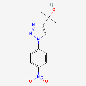 2-[1-(4-Nitrophenyl)triazol-4-yl]propan-2-ol