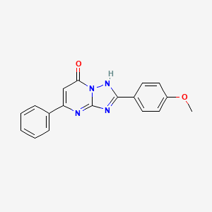 2-(4-methoxyphenyl)-5-phenyl-1H-[1,2,4]triazolo[1,5-a]pyrimidin-7-one