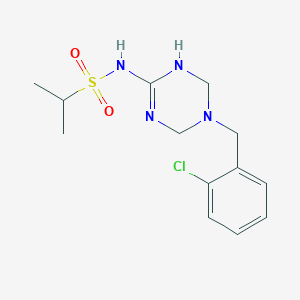 N-[5-(2-chlorobenzyl)-1,4,5,6-tetrahydro-1,3,5-triazin-2-yl]-2-propanesulfonamide