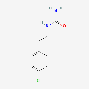 molecular formula C9H11ClN2O B11184781 Urea, (2-(4-chlorophenyl)ethyl)- CAS No. 13576-60-8