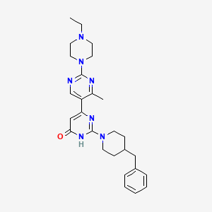 2'-(4-ethylpiperazin-1-yl)-4'-methyl-2-morpholin-4-yl-4,5'-bipyrimidin-6(1H)-one