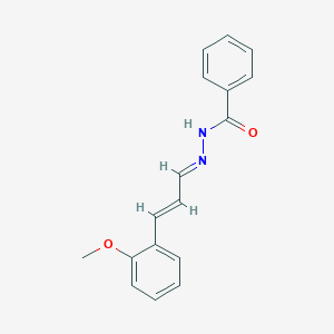 N'-[(E,2E)-3-(2-methoxyphenyl)-2-propenylidene]benzohydrazide