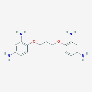 molecular formula C15H20N4O2 B011185 1,3-双(2,4-二氨基苯氧基)丙烷 CAS No. 81892-72-0
