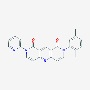 2-(2,5-dimethylphenyl)-8-(pyridin-2-yl)pyrido[4,3-b][1,6]naphthyridine-1,9(2H,8H)-dione