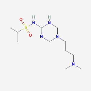 N-{5-[3-(dimethylamino)propyl]-1,4,5,6-tetrahydro-1,3,5-triazin-2-yl}-2-propanesulfonamide