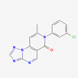 7-(3-chlorophenyl)-8-methylpyrido[3,4-e][1,2,4]triazolo[1,5-a]pyrimidin-6(7H)-one