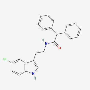 N-[2-(5-chloro-1H-indol-3-yl)ethyl]-2,2-diphenylacetamide