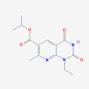 Isopropyl 1-ethyl-7-methyl-2,4-dioxo-1,2,3,4-tetrahydropyrido[2,3-d]pyrimidine-6-carboxylate