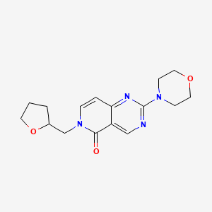 2-(morpholin-4-yl)-6-(tetrahydrofuran-2-ylmethyl)pyrido[4,3-d]pyrimidin-5(6H)-one