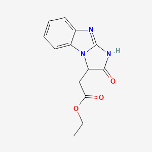 ethyl 2-(2-oxo-2,3-dihydro-1H-imidazo[1,2-a][1,3]benzimidazol-3-yl)acetate