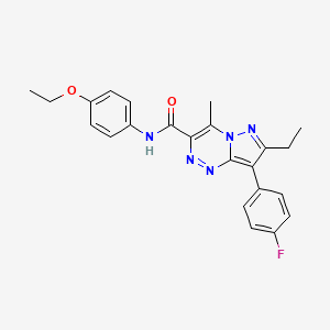 N-(4-ethoxyphenyl)-7-ethyl-8-(4-fluorophenyl)-4-methylpyrazolo[5,1-c][1,2,4]triazine-3-carboxamide