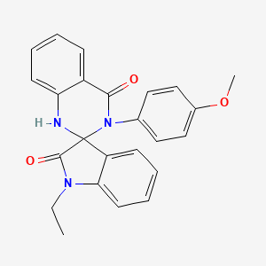 1-ethyl-3'-(4-methoxyphenyl)-1'H-spiro[indole-3,2'-quinazoline]-2,4'(1H,3'H)-dione