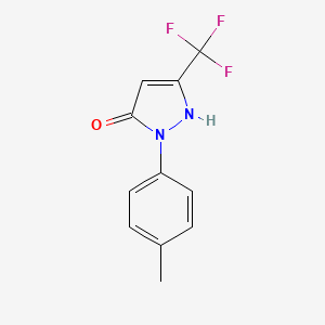 1-(4-methylphenyl)-3-(trifluoromethyl)-1H-pyrazol-5-ol