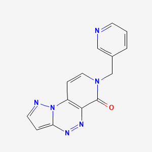 7-(3-pyridylmethyl)pyrazolo[5,1-c]pyrido[4,3-e][1,2,4]triazin-6(7H)-one