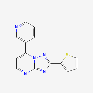 7-(Pyridin-3-yl)-2-(thiophen-2-yl)[1,2,4]triazolo[1,5-a]pyrimidine