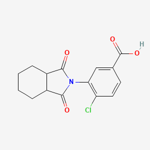 4-Chloro-3-(1,3-dioxo-octahydro-1H-isoindol-2-YL)benzoic acid