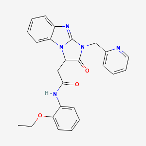 N-(2-ethoxyphenyl)-2-[2-oxo-1-(pyridin-2-ylmethyl)-2,3-dihydro-1H-imidazo[1,2-a]benzimidazol-3-yl]acetamide