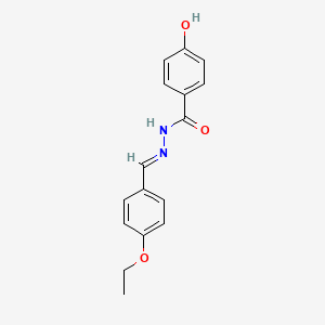 N'-[(E)-(4-ethoxyphenyl)methylidene]-4-hydroxybenzohydrazide