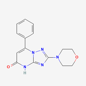 2-morpholino-7-phenyl[1,2,4]triazolo[1,5-a]pyrimidin-5(4H)-one