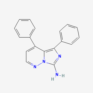 4,5-Diphenylimidazo[1,5-b]pyridazin-7-amine