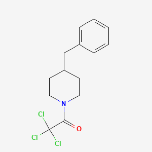 1-(4-Benzylpiperidin-1-yl)-2,2,2-trichloroethanone