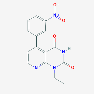 1-ethyl-5-(3-nitrophenyl)pyrido[2,3-d]pyrimidine-2,4(1H,3H)-dione