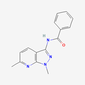 N-(1,6-dimethyl-1H-pyrazolo[3,4-b]pyridin-3-yl)benzamide