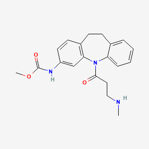 methyl [5-(N-methyl-beta-alanyl)-10,11-dihydro-5H-dibenzo[b,f]azepin-3-yl]carbamate