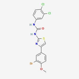 1-[4-(3-Bromo-4-methoxyphenyl)-1,3-thiazol-2-yl]-3-(3,4-dichlorophenyl)urea