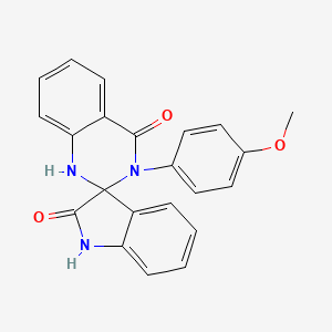 3'-(4-methoxyphenyl)-1'H-spiro[indole-3,2'-quinazoline]-2,4'(1H,3'H)-dione