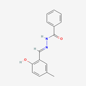 N'-[(E)-(2-hydroxy-5-methylphenyl)methylidene]benzohydrazide