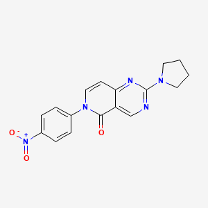 6-(4-nitrophenyl)-2-(pyrrolidin-1-yl)pyrido[4,3-d]pyrimidin-5(6H)-one