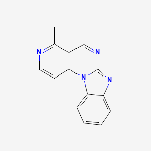 6-methyl-1,5,9,11-tetrazatetracyclo[8.7.0.02,7.012,17]heptadeca-2(7),3,5,8,10,12,14,16-octaene