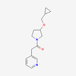 1-[3-(Cyclopropylmethoxy)-1-pyrrolidinyl]-2-(3-pyridyl)-1-ethanone