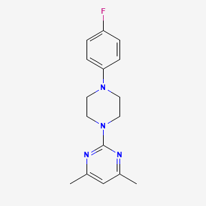 2-[4-(4-Fluorophenyl)piperazin-1-yl]-4,6-dimethylpyrimidine