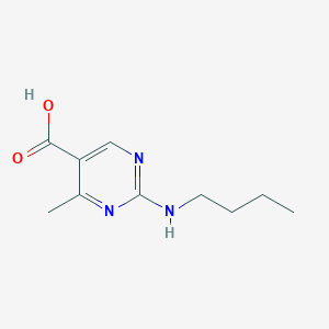 2-(Butylamino)-4-methylpyrimidine-5-carboxylic acid