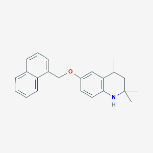 2,2,4-Trimethyl-6-(naphthalen-1-ylmethoxy)-1,2,3,4-tetrahydroquinoline