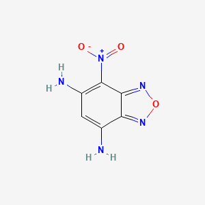 molecular formula C6H5N5O3 B11187077 7-Nitro-2,1,3-benzoxadiazole-4,6-diamine 