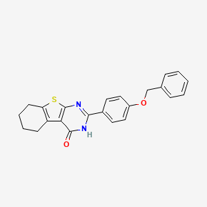 2-[4-(Benzyloxy)phenyl]-5,6,7,8-tetrahydro[1]benzothieno[2,3-d]pyrimidin-4-ol