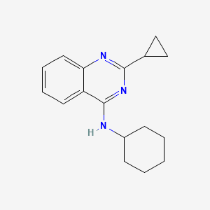 N-cyclohexyl-2-cyclopropylquinazolin-4-amine