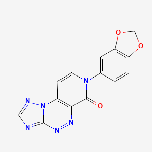 7-(1,3-benzodioxol-5-yl)pyrido[4,3-e][1,2,4]triazolo[5,1-c][1,2,4]triazin-6(7H)-one