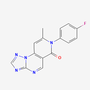 7-(4-fluorophenyl)-8-methylpyrido[3,4-e][1,2,4]triazolo[1,5-a]pyrimidin-6(7H)-one