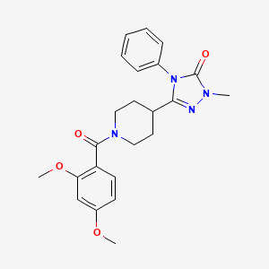 3-(1-(2,4-dimethoxybenzoyl)piperidin-4-yl)-1-methyl-4-phenyl-1H-1,2,4-triazol-5(4H)-one